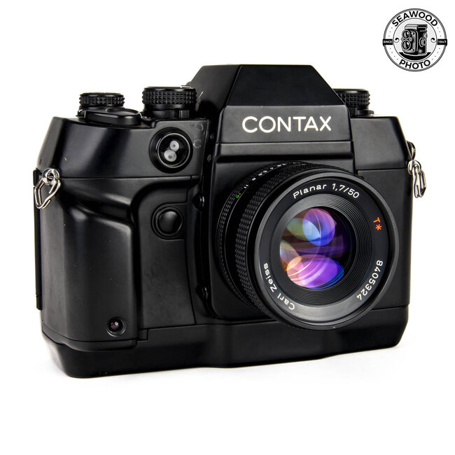 Contax AX w/ Zeiss Planar 50mm f/1.7 T* GOOD