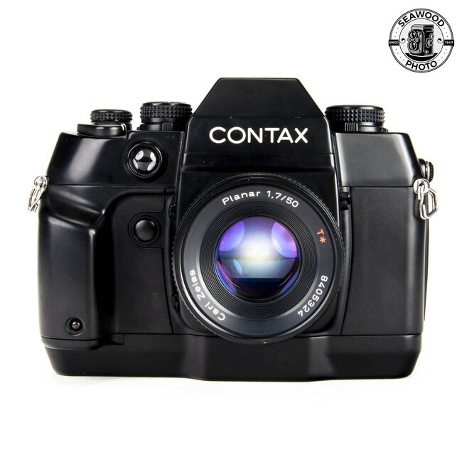 Contax AX w/ Zeiss Planar 50mm f/1.7 T* GOOD