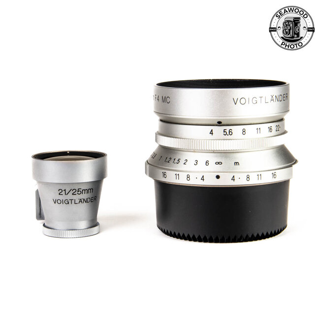 Voigtlander Snapshot-Skopar 25mm f/4 MC w/Finder LTM EXCELLENT