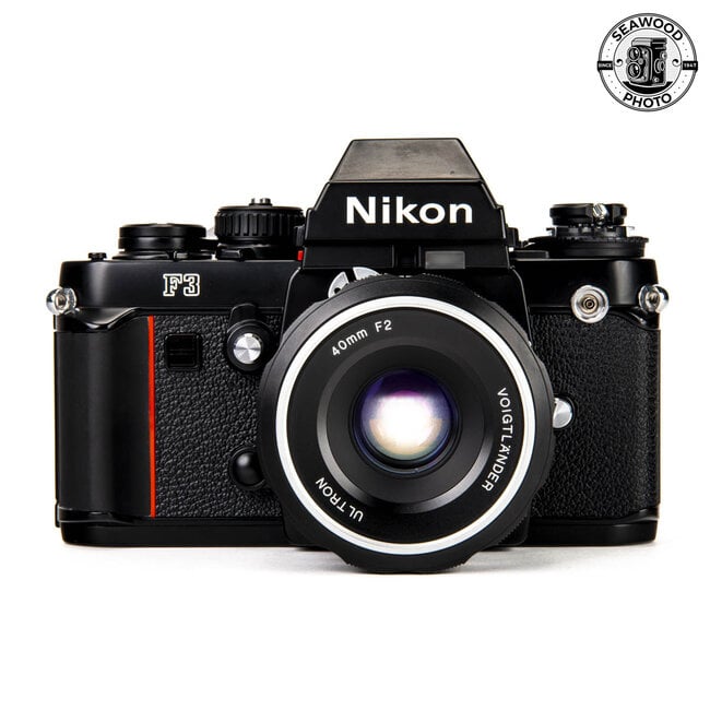 Nikon F3 w/ Voigtlander Ultron 40mm f/2 EXCELLENT