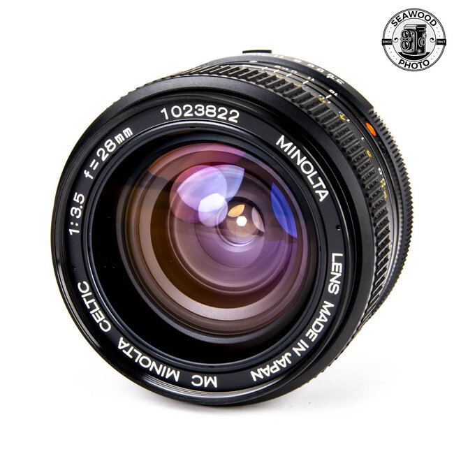 Minolta  MC Minolta Celtic 28mm f/3.5 for MD Mount GOOD+