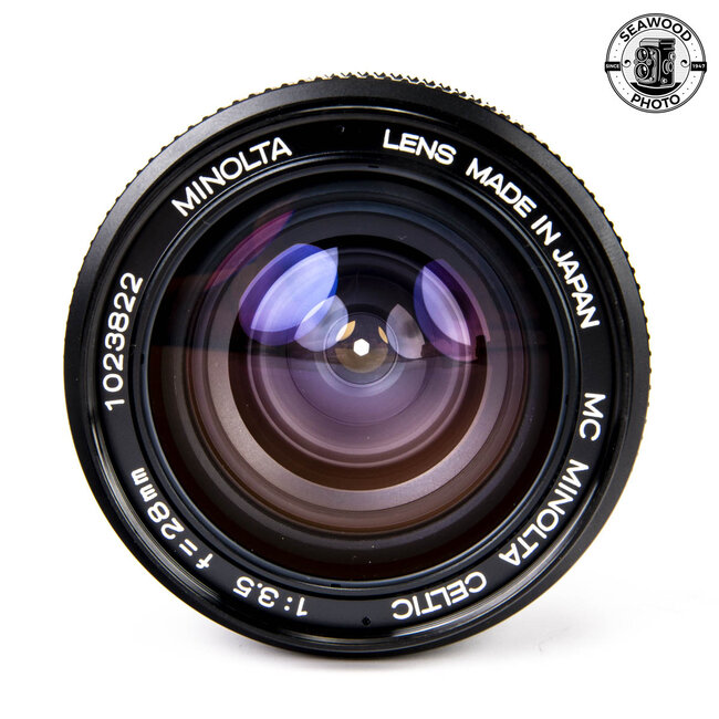 Minolta  MC Minolta Celtic 28mm f/3.5 for MD Mount GOOD+