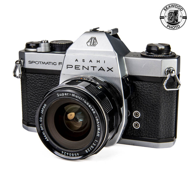 Pentax Spotmatic F w/ SMC 28mm f/3.5 GOOD-