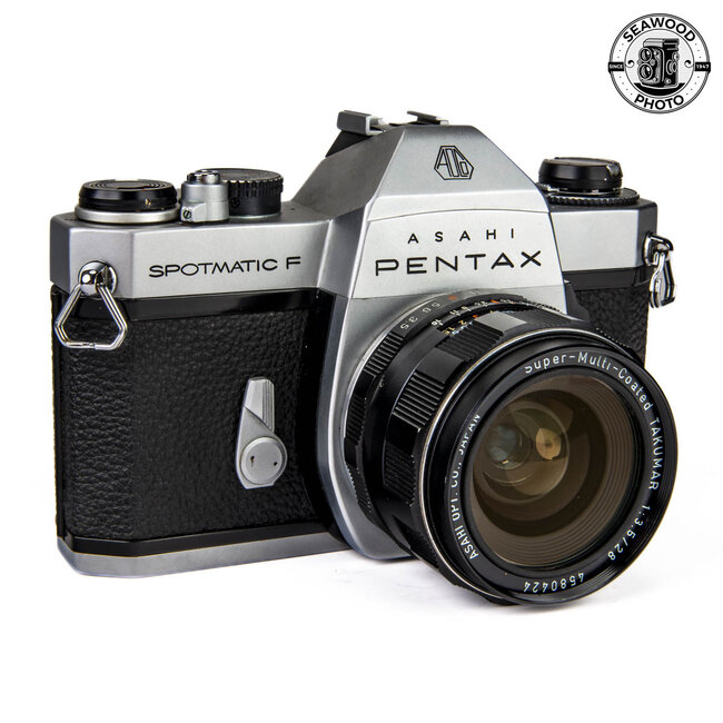 Pentax Spotmatic F w/ SMC 28mm f/3.5 GOOD-