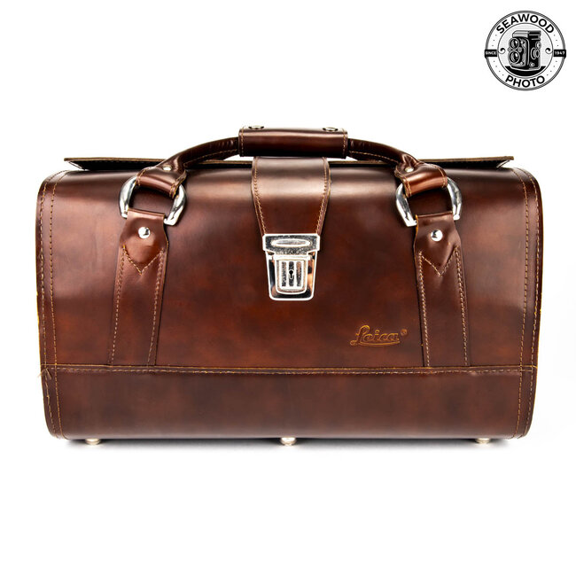 LEICA E Leitz  Rockleigh Large Leather Camera Bag EXCELLENT