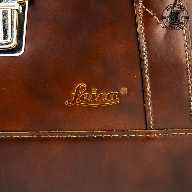 LEICA E Leitz  Rockleigh Large Leather Camera Bag EXCELLENT
