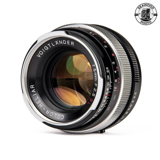 Voigtlander Color-Heliar 75mm f/2.5 SL Pentax K-A/R GOOD+