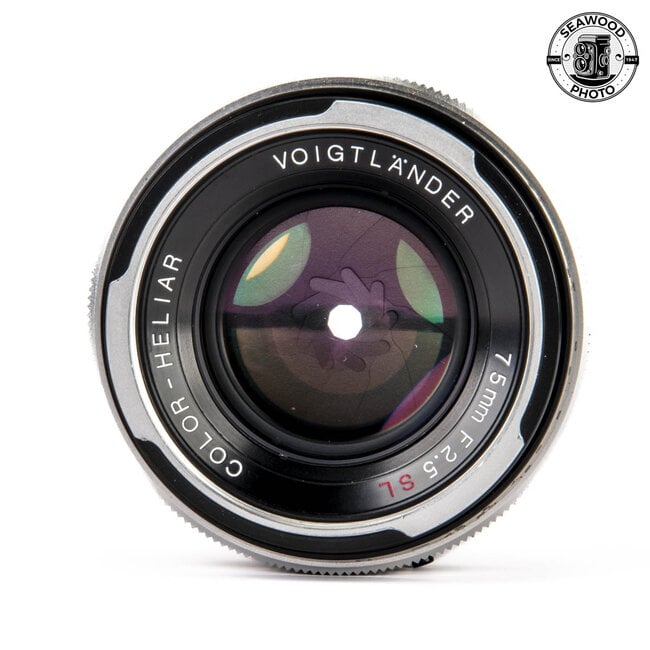 Voigtlander Color-Heliar 75mm f/2.5 SL Pentax K-A/R GOOD+