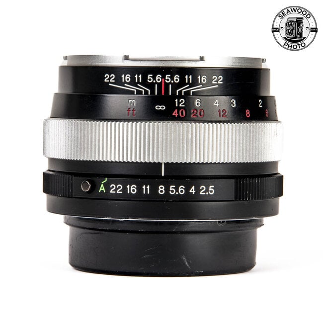 Voigtlander Color-Heliar 75mm f/2.5 SL Pentax K-A/R GOOD+