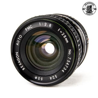 Rexagon 28mm f/2.8 M42 w/ M42-E Adapter GOOD+
