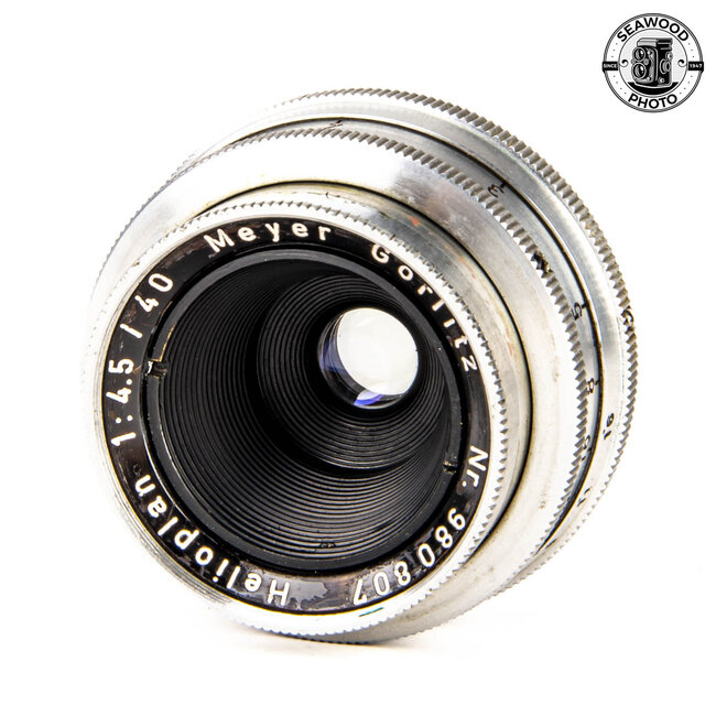 Meyer Gorlitz Helioplan 40MM F/4.5  in Exakta Mount  GOOD