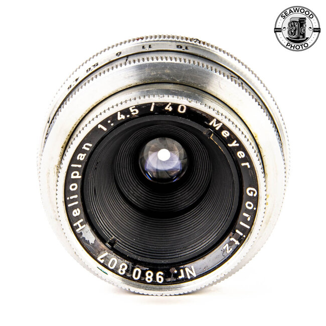 Meyer Gorlitz Helioplan 40MM F/4.5  in Exakta Mount  GOOD