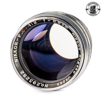 Nikon Nikkor-P.C 85MM f/2 Lens Leica M39 Mount GOOD
