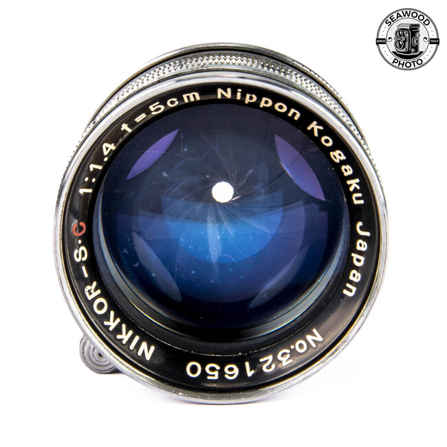 Nikon Nikkor-SC 50mm f/1.4 in Leica M39 Mount GOOD