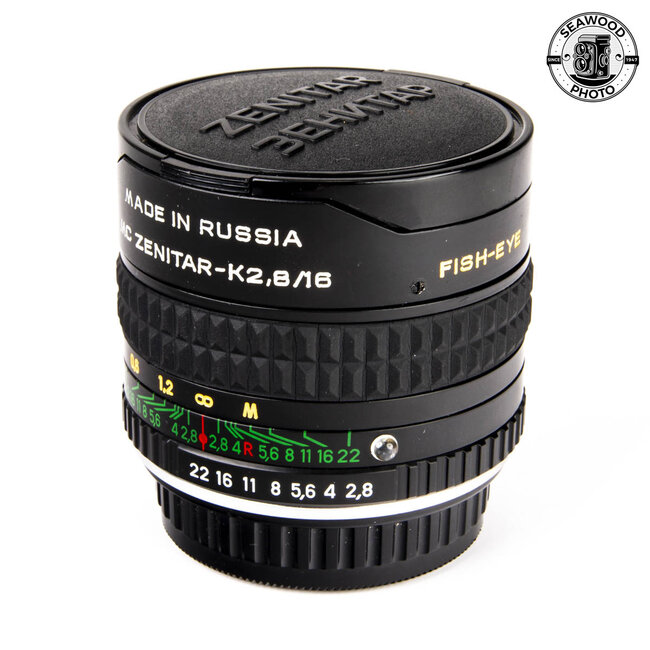 MC Zenitar 16mm f/2.8 Fish-Eye Pentax K GOOD+