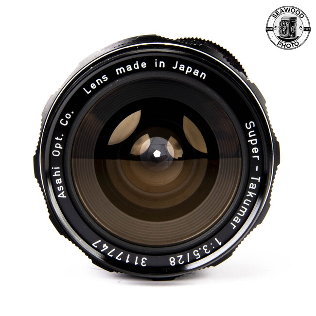 PENTAX Super Takumar 28mm F/3.5 Wide Angle Lens M42 GOOD+