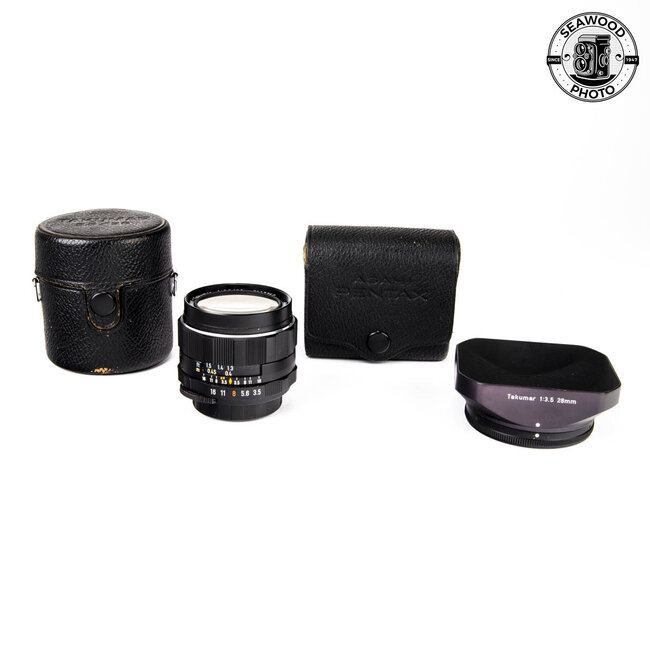 PENTAX Super Takumar 28mm F/3.5 Wide Angle Lens M42 GOOD+