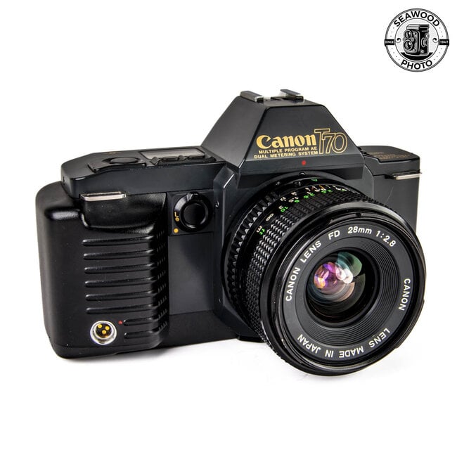 Canon T 70 w/28mm f/2.8 GOOD+