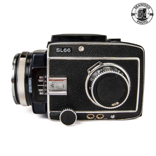 Rolleiflex SL66 w/80mm f2.8 Zeiss Planar GOOD
