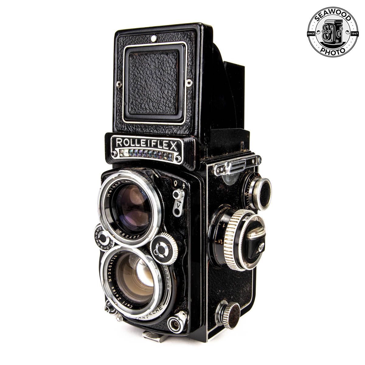 Rolleiflex 2.8E (1957) TLR w/Zeiss 80mm f/2.8 Planar Lens. GOOD