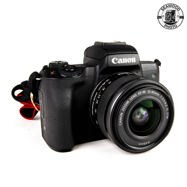 Canon EOS M50 Mark II 24.1 MP w/15-45mm f/3.5-6.3 EXCELLENT