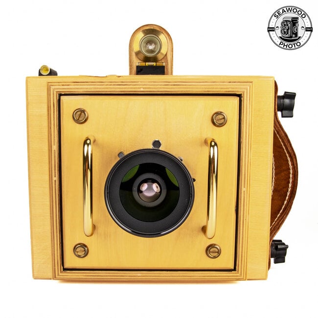 Zia Wooden Cameras “The Hobo” 5x7 Handheld Camera w/ Nikon 90mm f8 GOOD