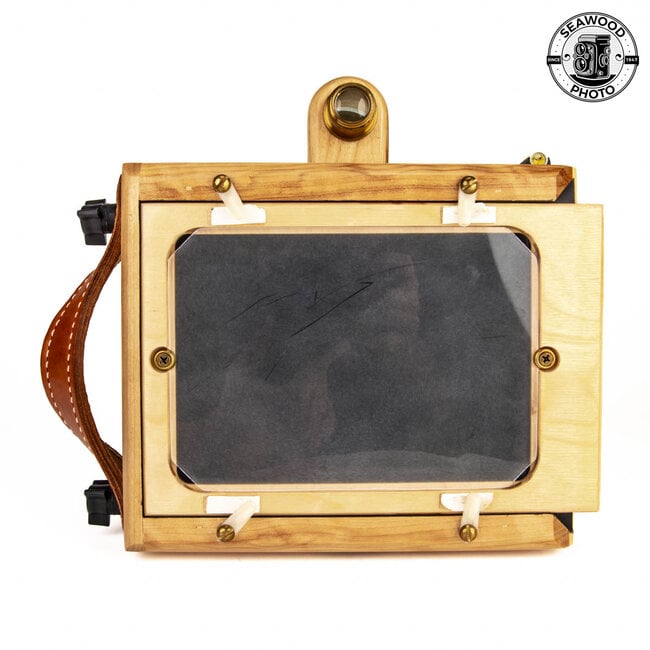 Zia Wooden Cameras “The Hobo” 5x7 Handheld Camera w/ Nikon 90mm f8 GOOD