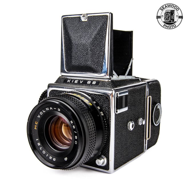 Kiev 88, 3 lens kit 65mm/80mm/120mm with Accessories GOOD+