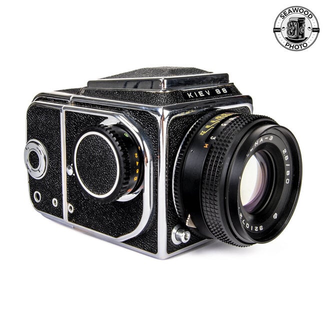Kiev 88, 3 lens kit 65mm/80mm/120mm with Accessories GOOD+