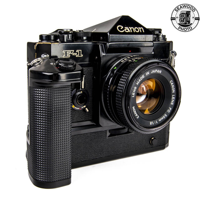 Canon F-1, 50mm F/1.8 and Power-winder F GOOD