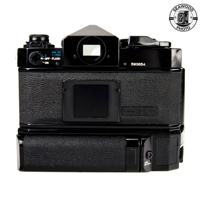 Canon F-1, 50mm F/1.8 and Power-winder F GOOD