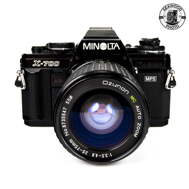 Minolta X-700 MPS w/ F3.5 35mm-70mm Ozunon MC Zoom GOOD