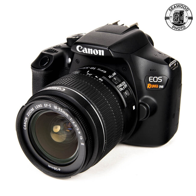 Canon Rebel T6 w/18-55mm f/ 3.5-5.6 GOOD