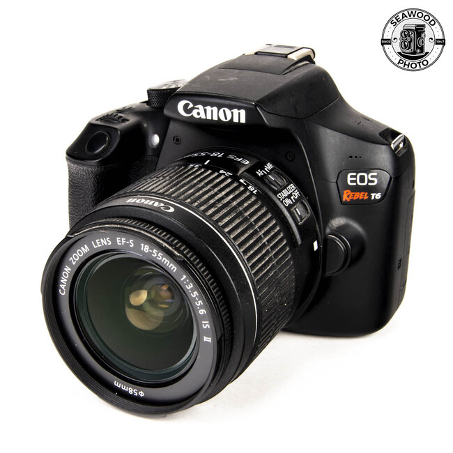 Canon Rebel T6 w/ EFS 18-55mm GOOD