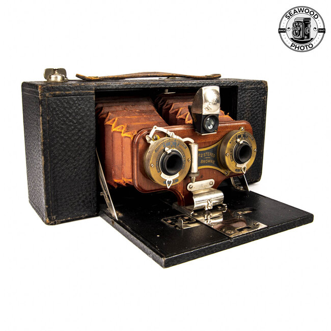 Kodak No. 2 Stereo Brownie  Model A GOOD-