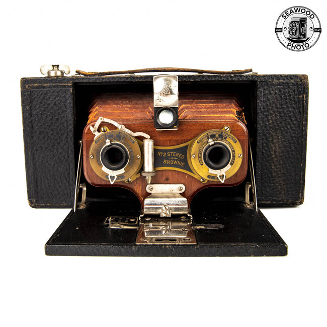 Kodak No. 2 Stereo Brownie  Model A GOOD-