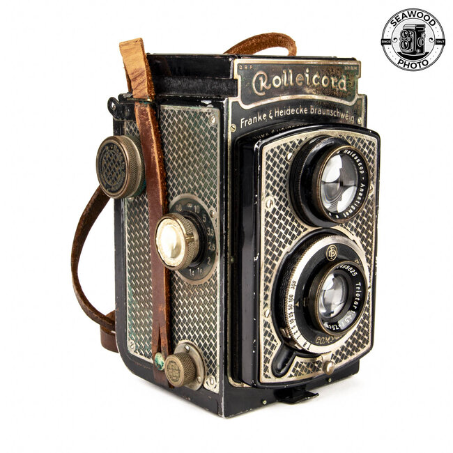 Rolleicord 1 (1933) Art Deco w/Zeiss 75mm Triotar GOOD-
