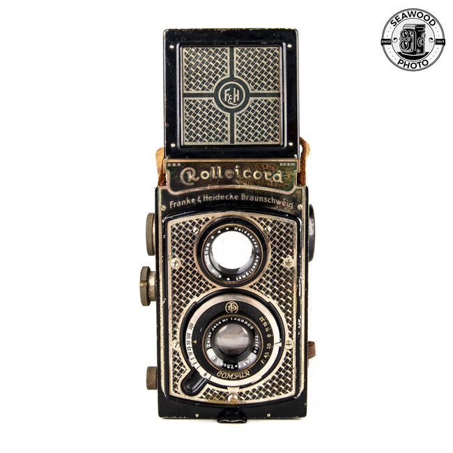 Rolleicord 1 (1933) Art Deco w/Zeiss 75mm Triotar GOOD-
