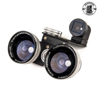 Steinheil Stereo-Redufocus 25mm Wide-Angle Attachment for Stereo Realist GOOD