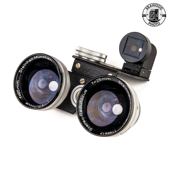 Steinheil Stereo-Redufocus 25mm Wide-Angle Attachment for Stereo Realist GOOD