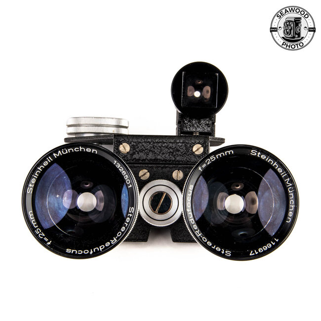 Steinheil Stereo-Redufocus 25mm Wide-Angle Attachment for Stereo Realist GOOD
