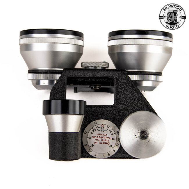 Steinheil Stereo-Redufocus 25mm Wide-Angle Attachment for Stereo Realist GOOD