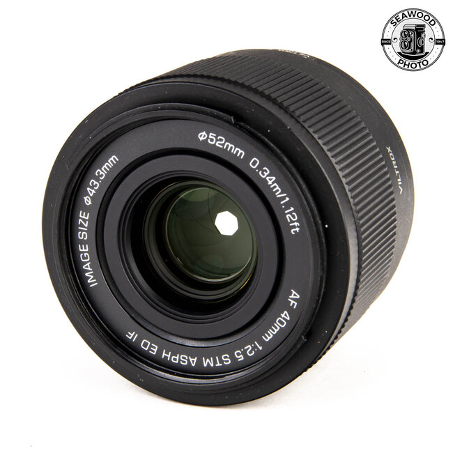 Viltrox AF40mm f2.5 STM ASPH ED IF for Sony FE LIKE NEW