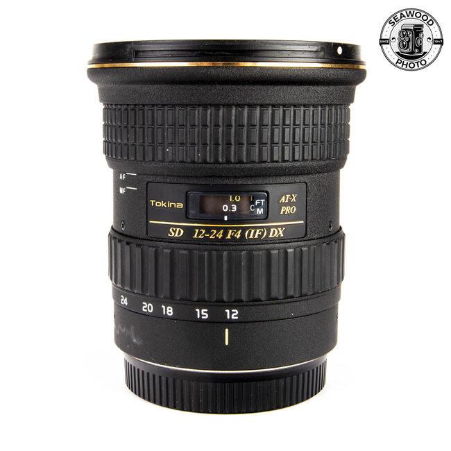 Tokina SD 12-24 f/4 (IF) DX for EF Mount GOOD