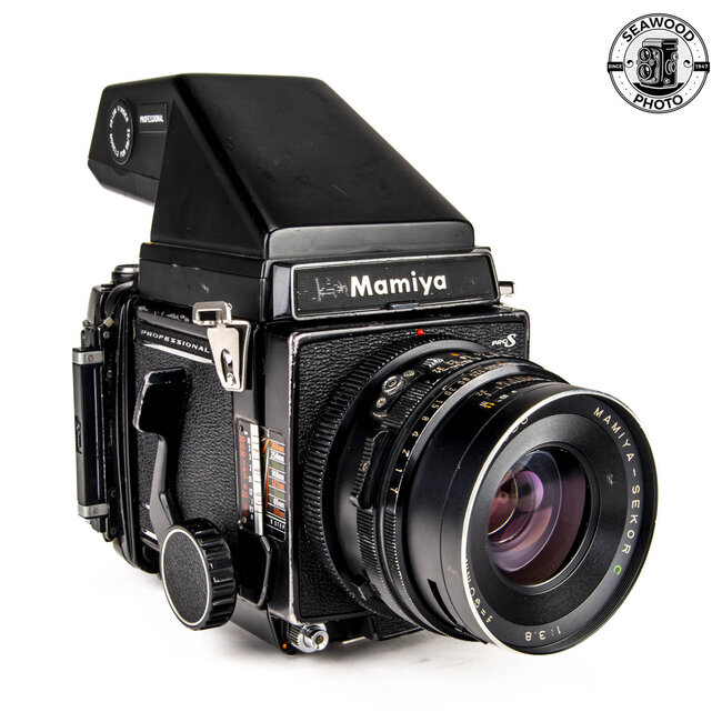Mamiya RB67 PRO S w/ 90mm f/3.8, Prism + Waist Level GOOD-