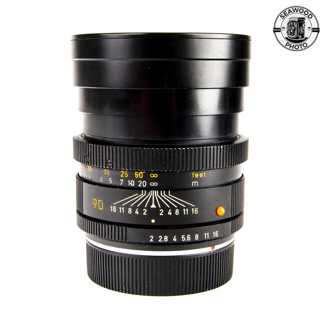 Leica 90mm f/2 Summicron-R 3-Cam GOOD-