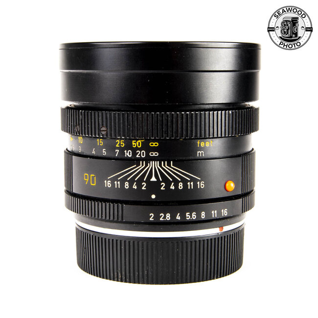 Leica 90mm f/2 Summicron-R 3-Cam GOOD-