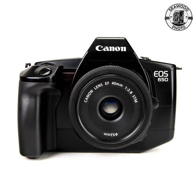 Canon EOS 650 W/ 40mm f2.8 STM Pancake GOOD