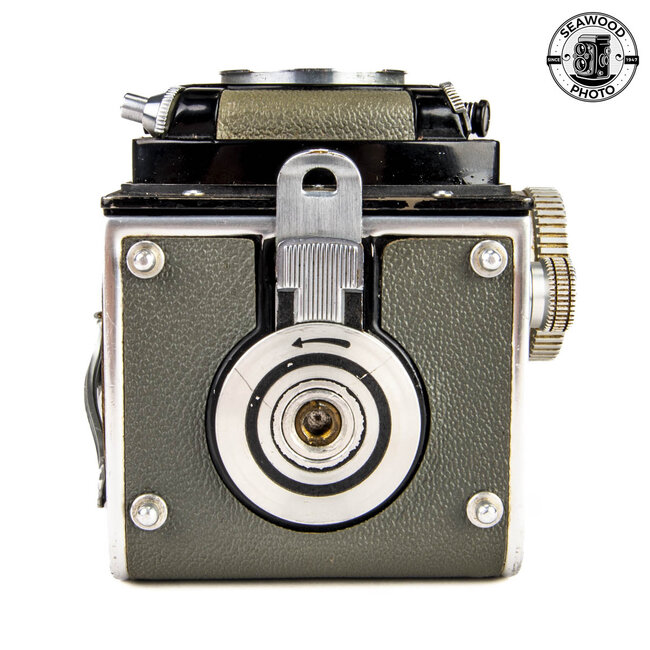 Rolleiflex T Gray w/Zeiss 75mm f/3.5 Tessar, Brite-Screen (1958)  GOOD+