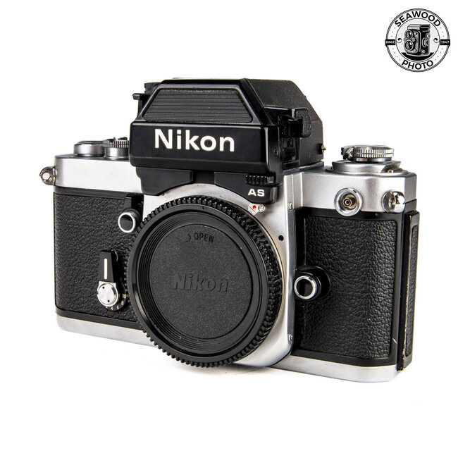 Nikon F2 AS w/ DP-12 Finder GOOD